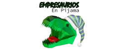 Logo empresaurios en pijama podcast