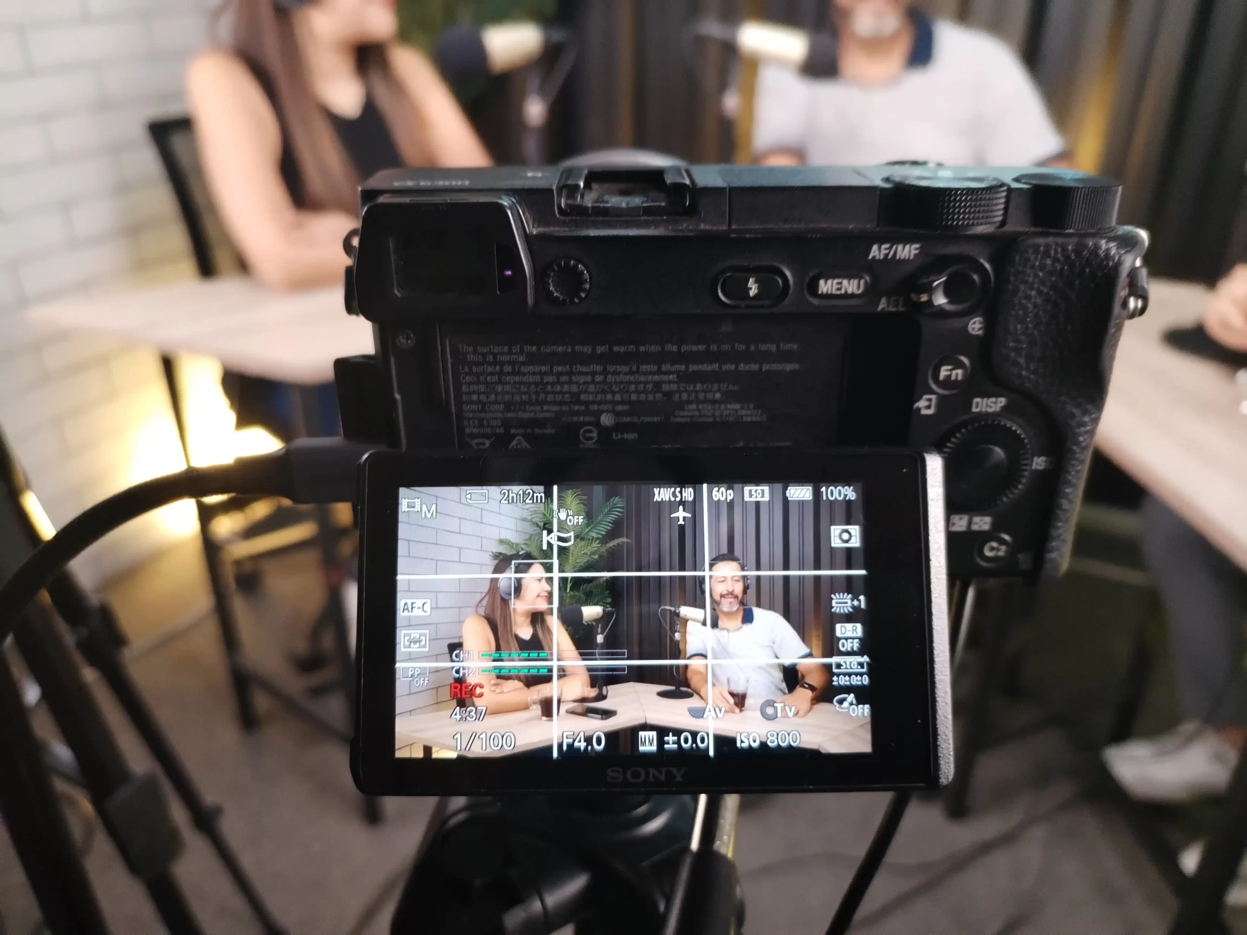 Video podcast Grabación del podcast rodéate de gigantes